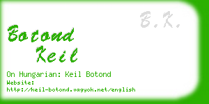 botond keil business card